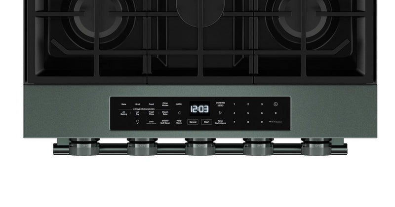 Cuisinière à gaz encastrée KitchenAid de 5,0 pi³ et de 30 po avec modes à convection - genièvre - KSGS530SJP