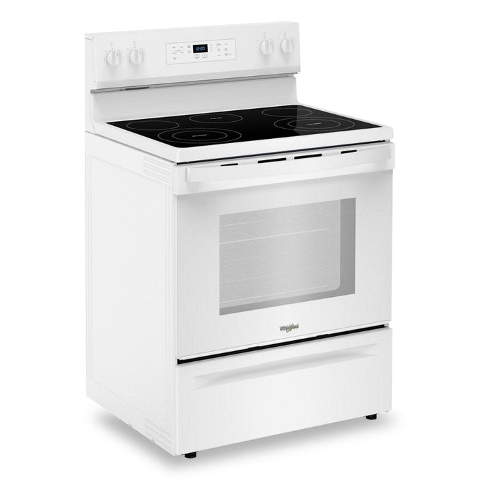 Cuisinière électrique Whirlpool de 5,3 pi3 et de 30 po avec 5 éléments - YWFES3330RW