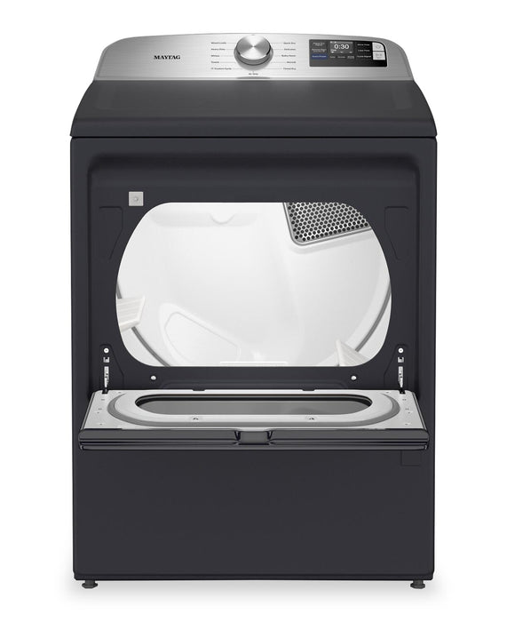 Sécheuse à gaz Maytag à chargement par le haut de 7,4 pi3 avec détection d’humidité avancée - acier minuit - MGD6205RF