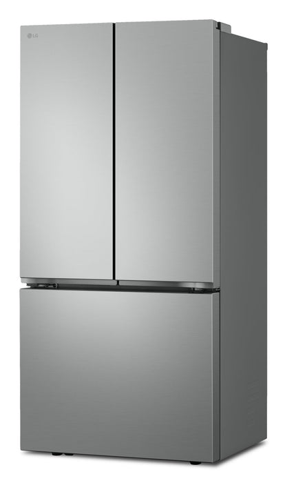 Réfrigérateur 3 portes LG de 21 pi3 et de 33 po à portes françaises - couleur argent Prime - LF21C6000V