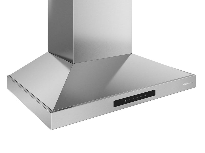 Hotte de cuisinière murale KitchenAid de 30 po de style auvent à 4 vitesses - acier inoxydable - KVWC730SSS
