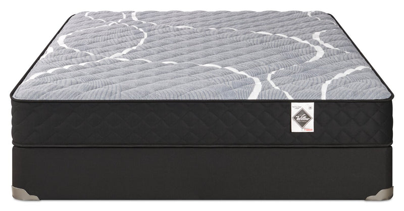 Ensemble Matelas ferme à plateau régulier dans une boîte White Birch de Springwall pour lit double