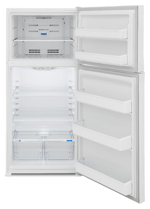 Réfrigérateur Frigidaire de 20 pi3 et de 30 po à congélateur supérieur - blanc - FFHT2022AW 