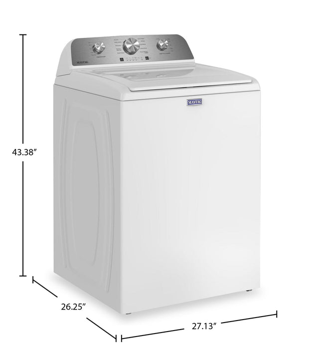 Laveuse Maytag à chargement par le haut de 4,8 pi3 - blanche - MTW4205SW