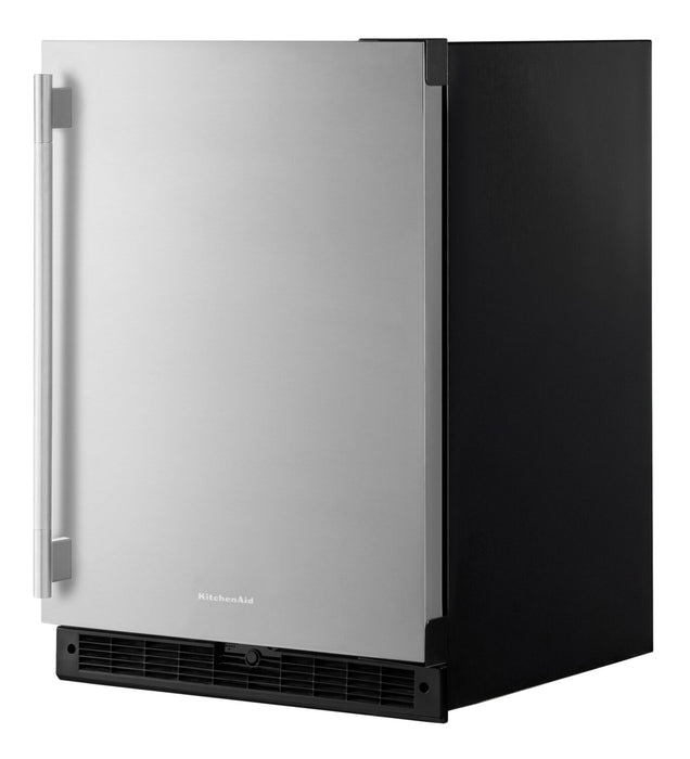 Réfrigérateur KitchenAid de 5 pi3 et de 24 po sous le comptoir - acier inoxydable - KURR124SSB