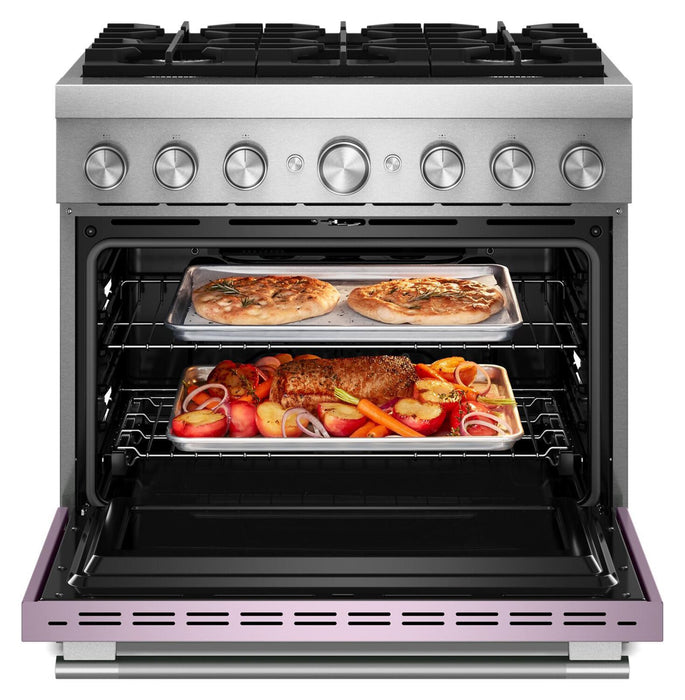 Cuisinière hybride KitchenAid de 5,1 pi3 avec friture à air sans préchauffage - fleurs sauvages - KFDS936SWF 