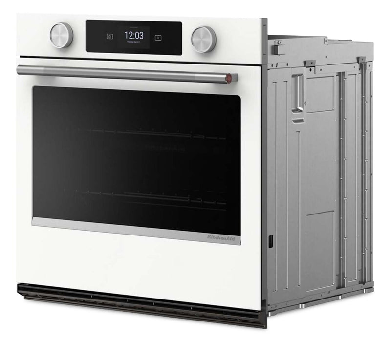  Four mural simple électrique intelligent KitchenAid de 30 po - blanc - KOES730SWH