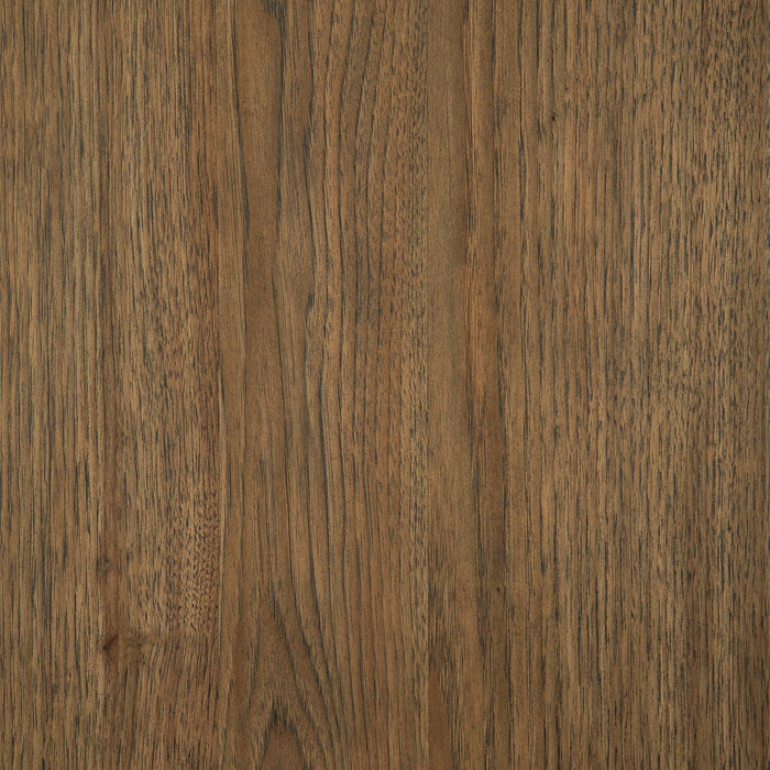 Table de bout Gideon de 24 po de style champêtre en bois massif - brun