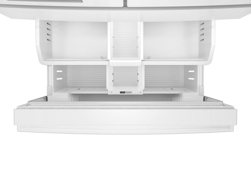 Réfrigérateur Whirlpool de 36 po et de 29 pi3 à portes françaises - blanc - WRMF3536SW
