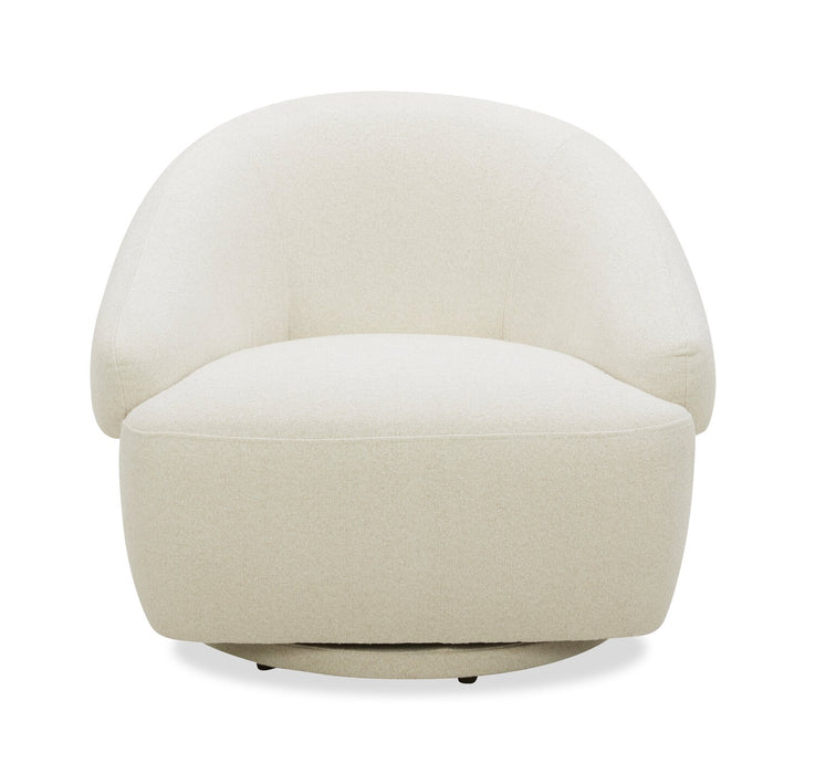 Fauteuil d’appoint pivotant Villa - ivoire