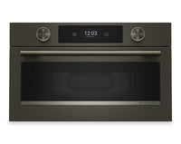 Four à micro-ondes encastré KitchenAid de 30 po avec friture à air - minerai noir - KMBS730SBE