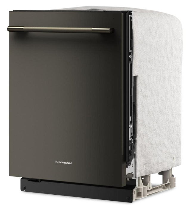 Lave-vaisselle KitchenAid de 24 po et de 44 dBA avec troisième panier 360° Max JetsMC - minerai noir - KDTS624SBE