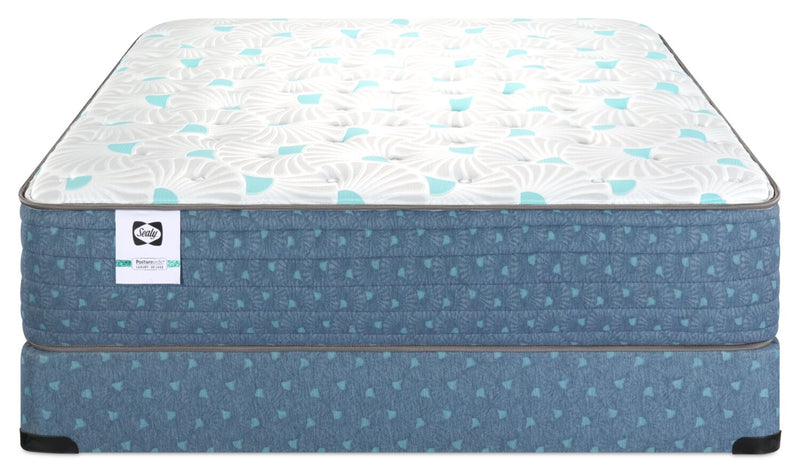 Ensemble Matelas à plateau régulier Cabo Resort Luxury Posturepedic Crown Jewel de Sealy pour lit double