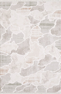  Carpette Cove multicolore à motif de vagues - 5 pi 3 po x 7 pi 7 po