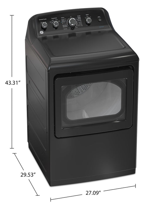 Sécheuse électrique GE de 7,2 pi³ avec cycle SaniFresh - gris diamant - GTD49EBMRDG