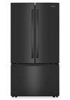 Réfrigérateur Whirlpool de 36 po et de 31 pi3 à portes françaises avec machine à glaçons - noir- WRFF3136SB