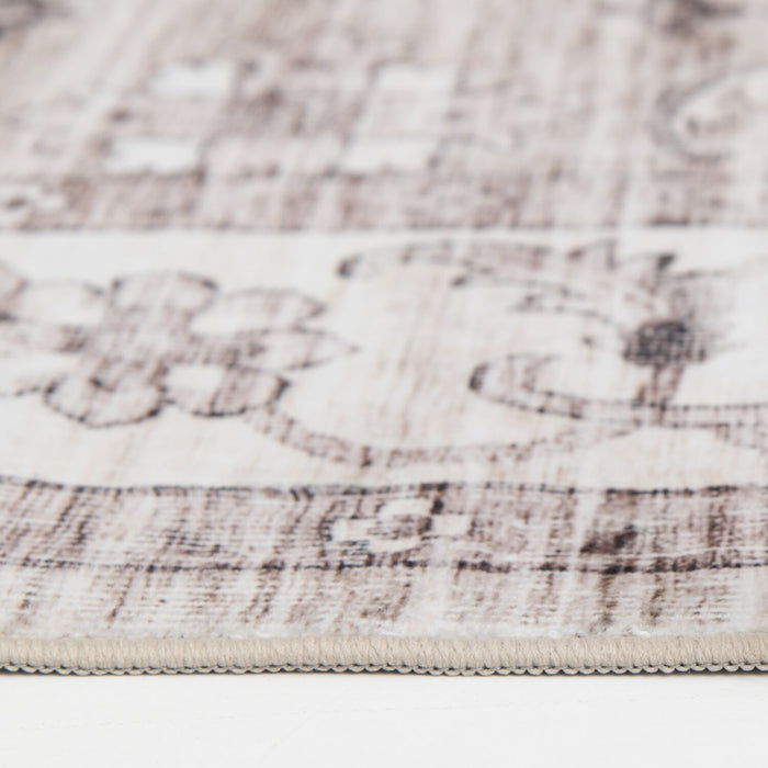 Carpette Aylin ivoire lavable - 5 pi x 7 pi