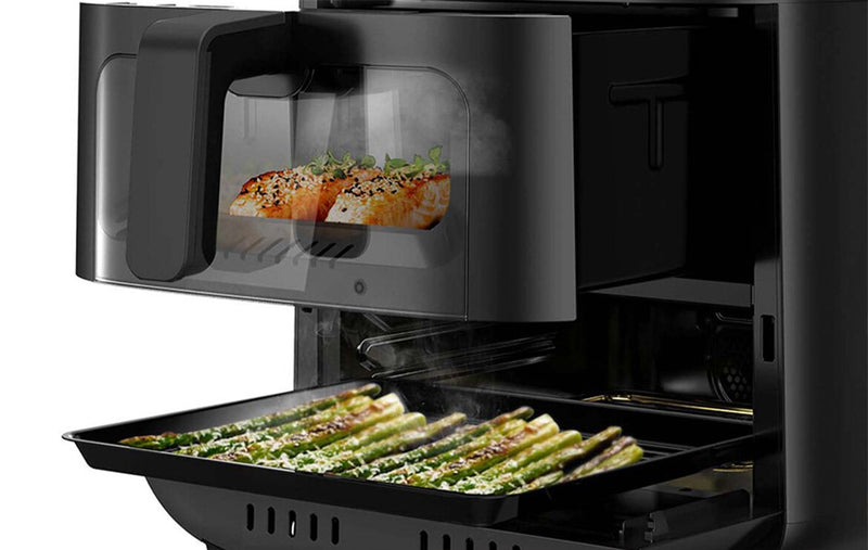 Four friteuse à air 8 en 1 Midea de 11 pintes à 2 zones - MAD111D8APKW 