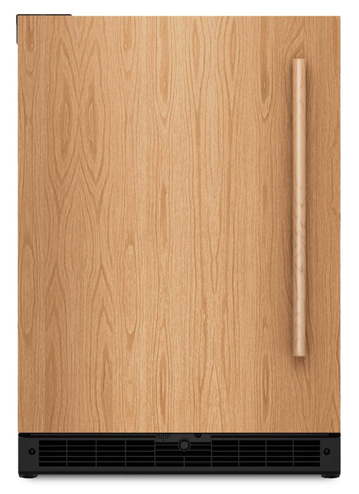 Refroidisseur à boissons KitchenAid de 24 po avec grilles à devant en bois - à panneau personnalisable - KUBL524SPA