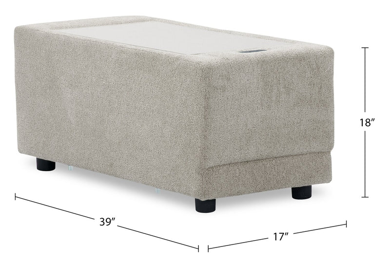 Console modulaire Voyage en tissu - Beige