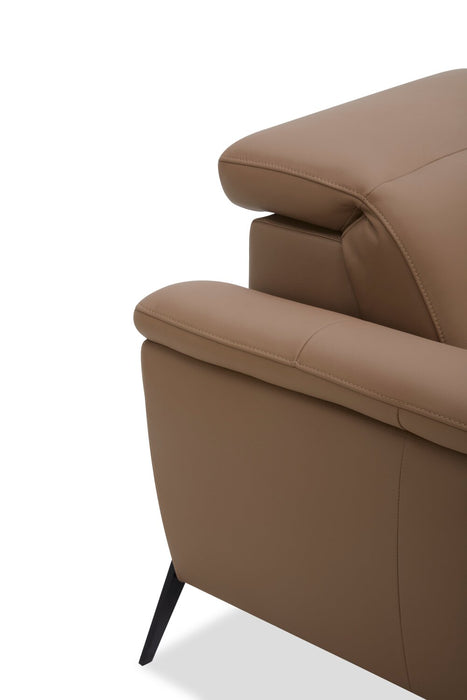 Sofa sectionnel de droite à inclinaison électrique Valencia 5 pièces - Blanca Macha