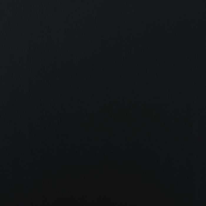 Table de salle à manger ronde Bryn de 42 po avec abattant - noire