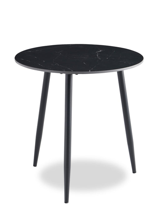 Ensemble 3 tables modernes Delancey de 31,5 po (table à café et 2 tables de bout) - noir