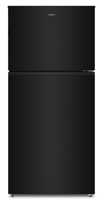 Réfrigérateur Whirlpool de 19 pi³ et de 29,5 po à congélateur supérieur - noir - WRTX5419SB
