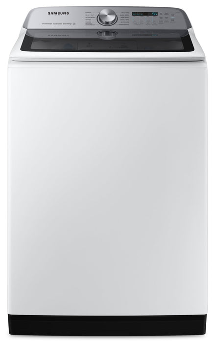 Laveuse intelligente Samsung à chargement par le haut de 6 pi3 avec lavage Super Speed - blanche - WA52DG5500AWUS