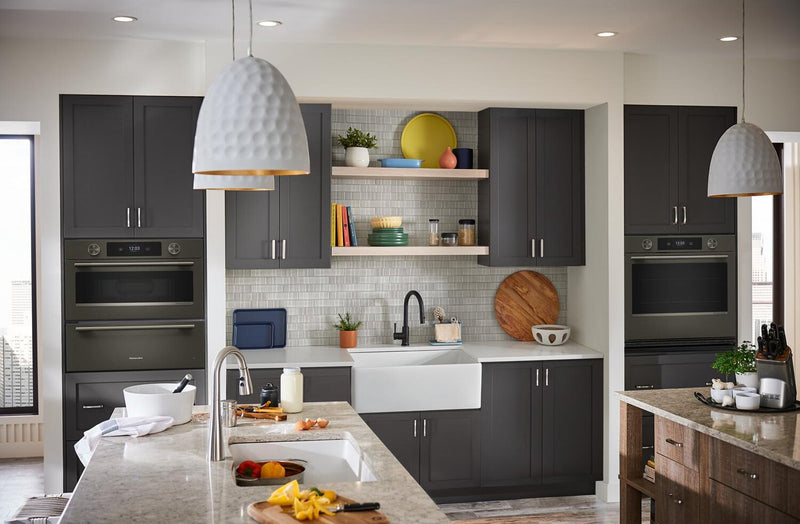 Four mural simple électrique intelligent KitchenAid de 30 po - minerai noir - KOES730SBE