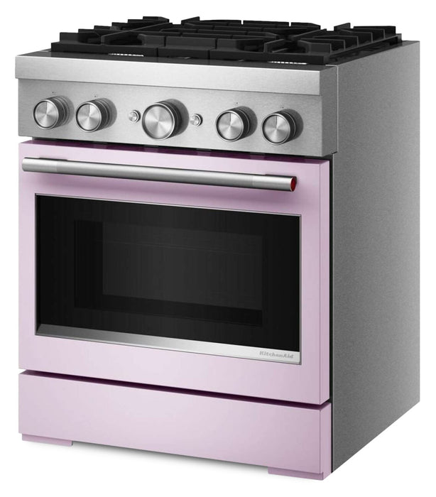 Cuisinière hybride KitchenAid de 4,1 pi3 avec mode de friture à air sans préchauffage - fleurs sauvages - KFDS930SWF