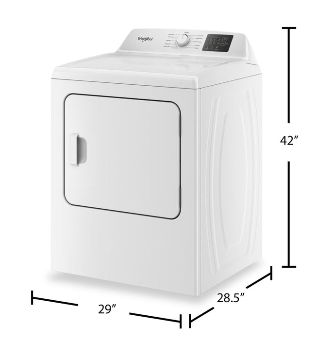 Sécheuse électrique Whirlpool de 7,0 pi3 et de 29 po avec détection automatique - YWED4105SW 
