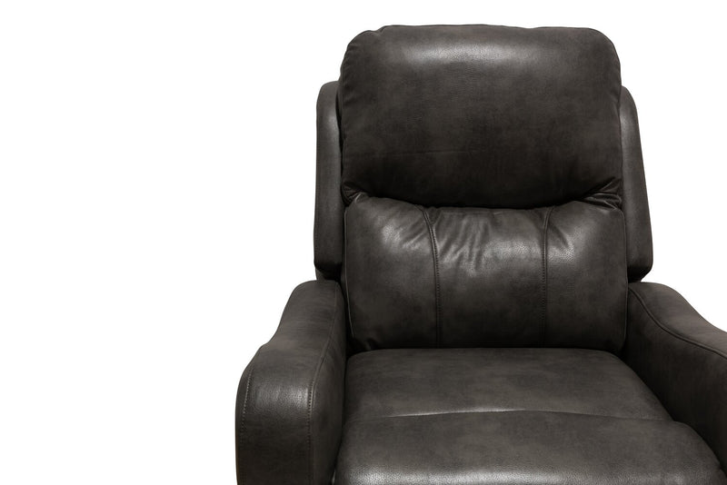 Fauteuil coulissant et inclinable Ellis 32 po de en similicuir - gris 