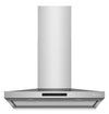 Hotte de cuisinière murale KitchenAid de 36 po de style auvent à 4 vitesses - acier inoxydable - KVWC736SSS