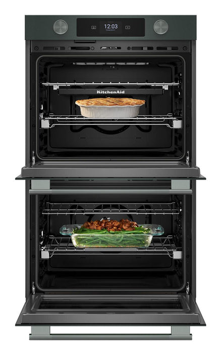 Four mural double intelligent électrique KitchenAid de 30 po - genièvre - KOED730SJP