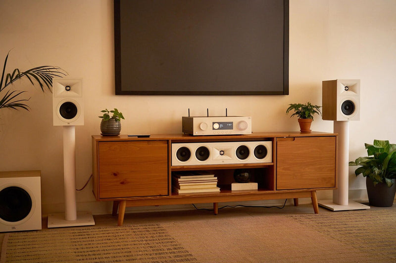 Paire de haut-parleurs d’étagère JBL Stage 250B de 5,25 po avec conception à 2 voies (JBL250BWHT)