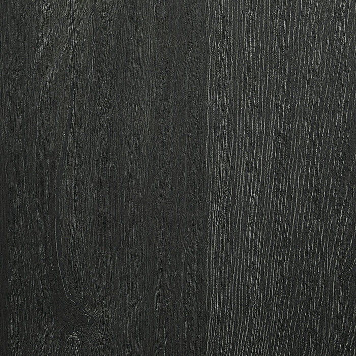 Table de nuit Alia de 18 po (l) x 25,75 po (H) à 2 tiroirs avec touche dorée - noire