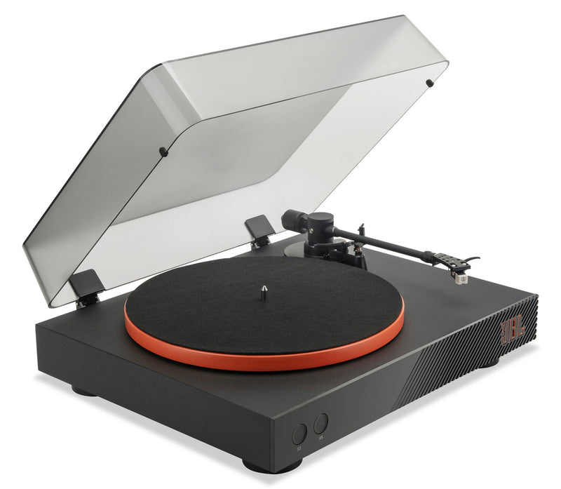 Tourne-disque Spinner de JBL avec Bluetooth - noir et orange
