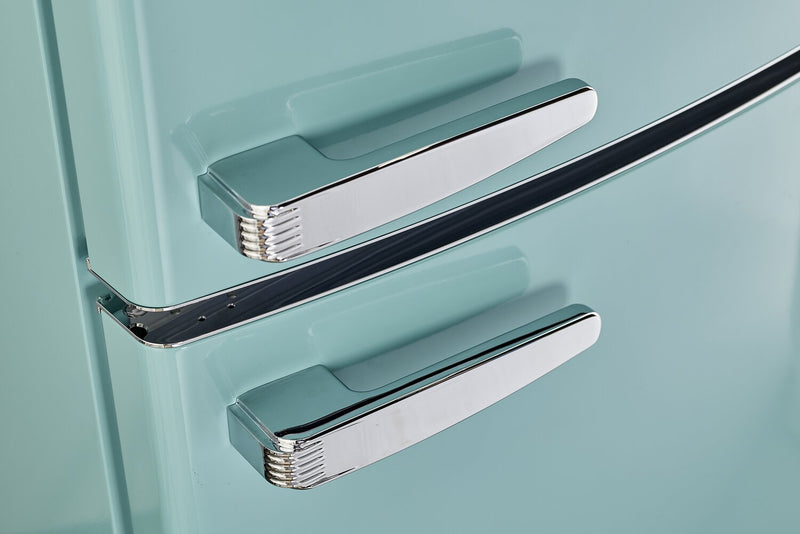 Réfrigérateur Classic Rétro par Unique de 24 po et de 12 pi3 à congélateur inférieur - turquoise brume marine - UGP-340L T AC