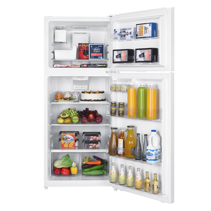 Réfrigérateur Danby de 18 pi³ et de 27 po à congélateur supérieur - blanc - DFF176B1WDB