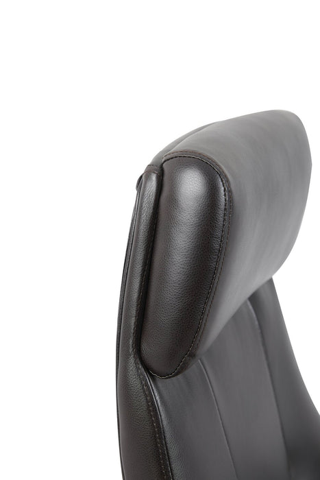 Chaise de bureau Steadman de 24.4 po - brun foncé