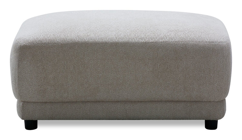 Pouf Voyage en tissu - beige