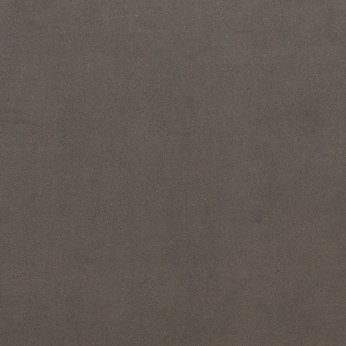 Lit plateforme rembourré Mave en tissu de velours gris - format grand lit