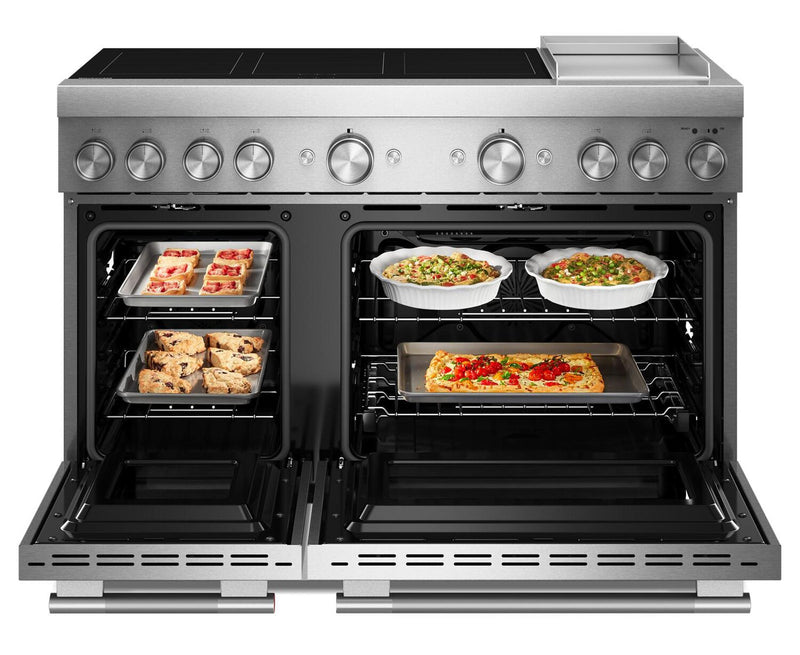 Cuisinière à induction amovible KitchenAid de 6,3 pi³ avec plaque chauffante - acier inoxydable - KFID948SSS