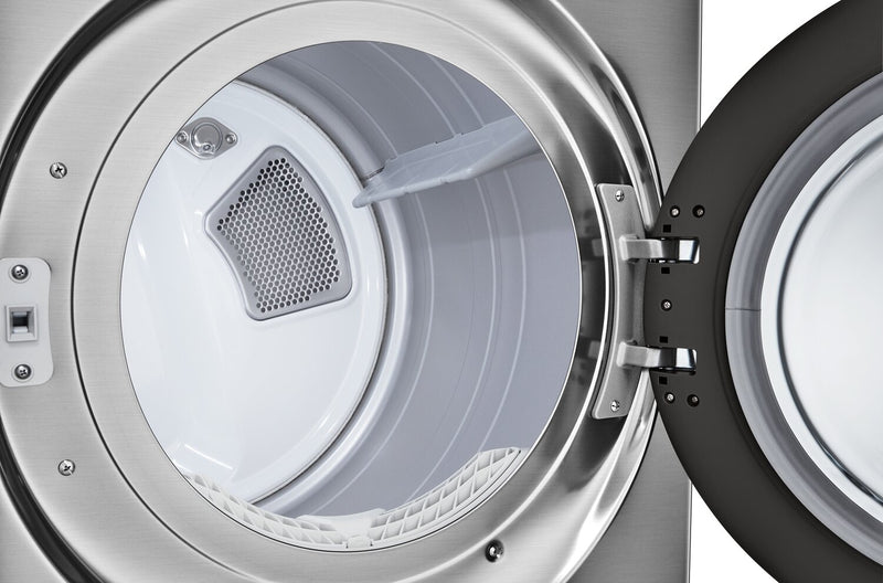 Sécheuse à gaz intelligente LG à chargement frontal de 7,4 pi3 avec AI Sensor DryMC - acier graphite - DLGX5801V