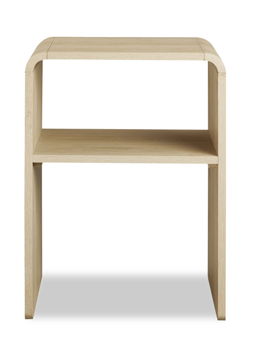Table de nuit Odin de 18 po (l) x 25,75 po (H) avec tablette de rangement - naturelle