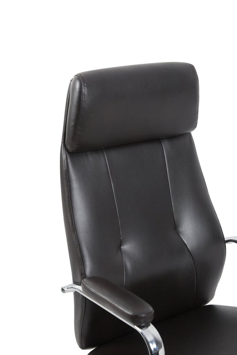 Chaise de bureau Steadman de 24.4 po - brun foncé