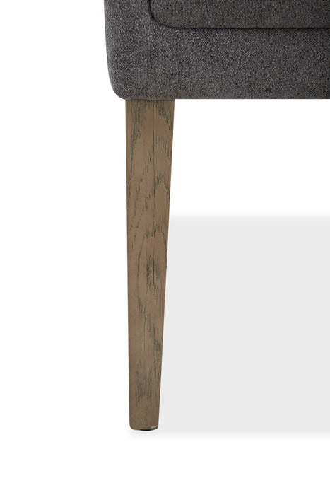 Chaise de salle à manger Clay en tissu de polyester - gris étain