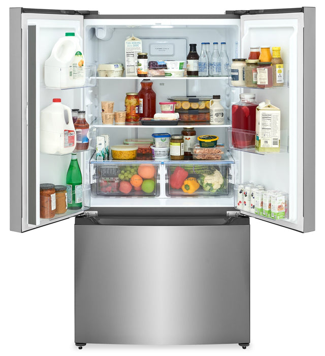  Réfrigérateur Frigidaire de 20 pi3 de profondeur comptoir à portes françaises - acier inoxydable - FRFG2011AV