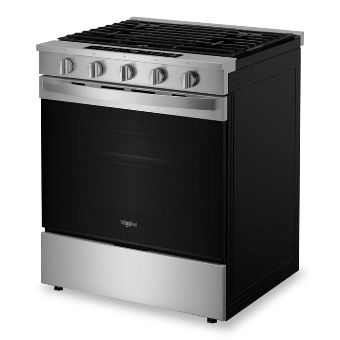 Cuisinière à gaz Whirlpool de 5 pi3 avec friture à air et brûleur SpeedHeatMC - acier inoxydable - WSGS7530RZ